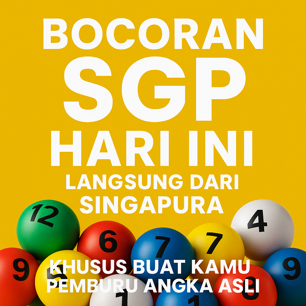 bocoran sgp langsung dari singapura hari ini